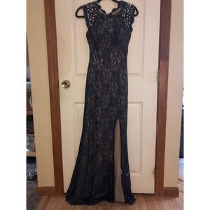 A formal long dress